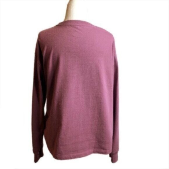 The North Face Mauve Recycled Expedition Long Sleeve Crew Neck Tee Shirt Medium - Picture 5 of 7